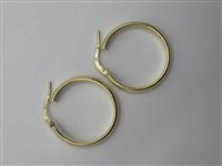 Orecchini Domar Donna Cerchi argento 925 lisci in Argento ORAR-457-280